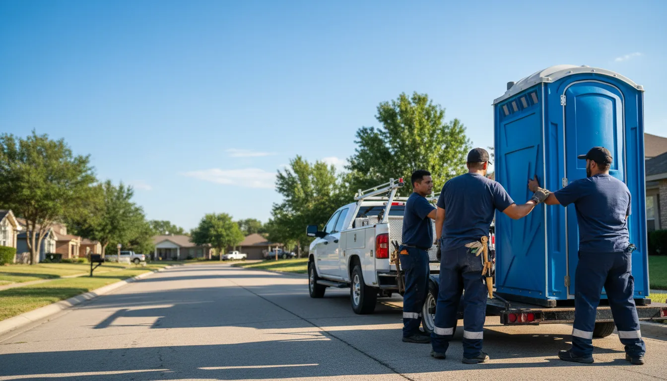 Portable Toilet Rental in Iola, TX near me